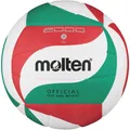Produktbild: Molten Volleyball V5M2000 weiß/grün/rot Größe 5 Leder