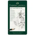 Produktbild: (1,33€/Stück) Castell 9000, Art Set mit 12 Bleistiften, Faber-Castell 119065