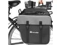 Produktbild: tectake® Fahrradtasche, für den Gepäckträger, mit Schnallenverschluss, Tragegriff und Reflektorstreifen, 34 x 17 x 30 cm
