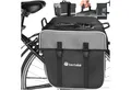 Produktbild: tectake Fahrradtasche Satteltasche mit Gepäckträger-Befestigung und Reflektorstreifen, für den Gepäckträger