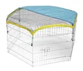 Produktbild: Kerbl Freigehege inkl. Sonnenschutz, Netz, Auslauf für Hasen, Hamster etc.