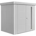 Produktbild: Biohort Gerätehaus Neo 1B Doppeltür Silber-Metallic