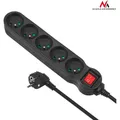 Produktbild: Maclean MCE185 power extension 5 AC outlet(s) Indoor Black (5x, Typ 13, 5 m) (MCE185)