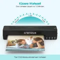 Produktbild: 2x Crenova Laminiergerät A4/A5/A6 Schneller Laminator mit 10 Laminierfolien NEU