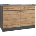 Produktbild: Held Möbel Küchen-Spülenunterschrank Turin 120 cm mit 2 Türen Wotaneiche/Graphit