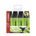 Produktbild: STABILO BOSS ORIGINAL 4er Set Farben grün Textmarker Büro Schule Uni Freizeit