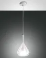 Produktbild: Fabas Luce -  Lila LED-Pendelleuchter aus Metall und transparentem Borosilikatglas 3481-40-241 Fabas Luce