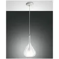 Produktbild: Fabas Luce Lila Pendelleuchte E27 1X40W Metall und Borsilicatglas Transparent