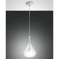 Produktbild: Pendelleuchte LILA, 1-flammig, E27 max. 40W, Metall / Borosilikatglas, Transpare