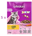 Produktbild: (€ 4,42 /kg) Whiskas Junior Huhn 2-12 Kitten, Kätzchen Trockenfutter: 5 x 1,9 kg