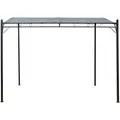 Produktbild: PERGOLA - MARKISE pergola adossée inclinée en métal - 3 x 2.5 m - gris Grau