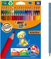 Produktbild: Bic Kids Evolution Buntstifte Set Farbstifte Bruchsichere Mine 36 Farben Schule