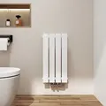 Produktbild: Emke Heizkörper Flach Heizkörper Design Paneelheizkörper Vertikal, Einlagig, Mittelanschluss, 60x30cm, 233w, Weiß