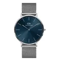 Produktbild: Daniel Wellington Classic Blue Dial Stainless Steel Strap Men’s Watch DW00100628