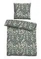 Produktbild: Traumhaft schlafen - Castell - Markenbettwäsche Bettwäsche Jersey 0070733 BLÄTTER 1x 135x200 cm + 1x 80x80 cm, Schilf