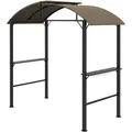 Produktbild: Outsunny Bbq, Braun, Metall, 110x235x233 cm, Sonnen- & Sichtschutz, Pavillons & Pergolas