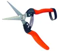Produktbild: Garten Primus Gartenschere, Rosenschere, Rebschere, Floristenschere, Wunderschere, orange/silber, 18,1 x 4,9 x 1,8 cm, 01040