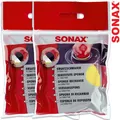 Produktbild: 2x SONAX P-Ball Ersatzschwamm Polierschwamm Polierpad Klett Aufsatz Polierball