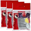 Produktbild: 3x SONAX P-Ball Ersatzschwamm Polierschwamm Polierpad Klett Aufsatz Polierball