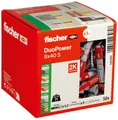 Produktbild: fischer DuoPower 8x40 S Dübel mit Schrauben 8 x 40 mm, 50 Stück 535460