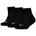 Produktbild: PUMA Freizeitsocken Puma Kinder Socken Kids Plain Quarter 3P 701233224 schwarz 35-38