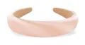 Produktbild: axy Haarreif aus gepolstertem Seidenstoff in eleganten festlichen Farben Wunderschön Damen Stirnband Haarschmuck Haarreifen Hairband HRK2Ro (Hellrosa)