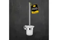 Produktbild: Bürstenking WC-Reinigungsbürste WC-Garnitur Toilettenbürste mit Halter – Edelstahl matt, Serie 190, (Serie 190, Serie 190), Rostfrei, langlebig, platzsparend, hygienisch
