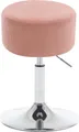 Produktbild: WOLTU 1 x Barhocker rund, höhenverstellbar drehbar, gepolstert, rosa