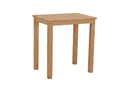 Produktbild: Woodroom Tisch Kota Hevea massiv eichefarbig lackiert 70x75x50 cm