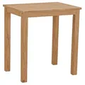 Produktbild: Woodroom Tisch Kota Hevea massiv eichefarbig lackiert 70x75x50 cm - Braun