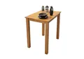 Produktbild: Woodroom Kota Esstisch aus Massivholz 70 x 50 cm, Eiche-Optik, kompakter Tisch für kleine Räume