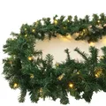 Produktbild: XL 70 LED Girlande beleuchtet Tannengirlande Lichterkette 540 cm außen