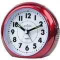 Produktbild: ATRIUM Wecker Analog Quarz rot A240-1 ohne Ticken mit Licht große Zahlen