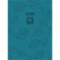 Produktbild: ZETTLER Taschenkalender 610 Recycling 10,2x14,2cm 7 Tage/6 Seiten türkis 2026