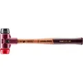 Produktbild: HALDER SIMPLEX Schonhammer Ø 30 mm Gummi schwarz / Plastik rot