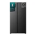 Produktbild: Hisense RS3P558NEFD amerikanisches Kühl-Gefrierkombination – 544 Liter großes Fassungsvermögen, Total No Frost, leiser Betrieb bei 35 dB, schnelle Kühlung & Premium PureFlat Black Design