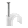 Produktbild: 1000x Kabelschellen Nagelschellen Kabelklemmen Kabelbefestigung weiss ø 16,0mm
