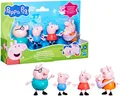 Produktbild: Hasbro Spielfigur Peppa Pig Peppas fünfköpfige Familie, (Set)