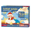 Produktbild: ROTH Schlaf Schön-Adventskalender Sandmännchen gefüllt mit leuchtenden Stickern und Buch Gute-Nacht Geschichten für die Vorweihnachtszeit
