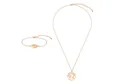 Produktbild: Heideman Collier Set Weltkarte silberfarben (keine Angabe, inkl. Geschenkverpackung), Geschenkset für Damen mit Kette und Armband