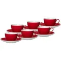 Produktbild: Ritzenhoff Breker Kaffeetassen, Rot, Keramik, 0.2 L, 16x8x16 cm, Kaffee & Tee, Tassen, Kaffeetassen-Sets