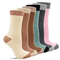 Produktbild: Frostfighter Damen Wintersocken (6x Paar) bunte Thermosocken Vollfrottee Innenfutter (DE/NL/SE/PL, Numerisch, 39, 42, Regular, Regular, Muster 1)