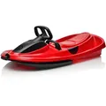 Produktbild: Gizmo-Riders Schlitten Stratos, Lenkschlitten, racing red, 99 cm, aus Kunststoff, mit Zugseil, Lenkrad und Bremse, bis 120 kg