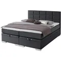 Produktbild: Boxspringbett - grau - H3 - 180x200 cm