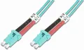 Produktbild: DIGITUS LWL Patchkabel LC-Duplex - LC-Duplex OM3 1,0 m
