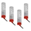 Produktbild: 4 x Trinkflasche Small Wasserflasche Nager Tränke Crystal Classic Deluxe 150 ml