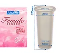 Produktbild: Pasante Internal Condom, latexfreie Frauen-Kondome (Femidom) - hypoallergen, hormonfrei & hautfreundlich, 3 Stück