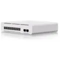 Produktbild: Ubiquiti Switch full managed Layer3 10 Port 8x GbE PoE Budget 155W bt 2x Kompakter für die Tisch-/Wandmontage geeigneter professioneller 8-Po