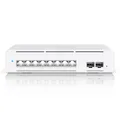 Produktbild: Ubiquiti Pro XG 8 PoE Managed Switch 2x 10G SFP+, 8x 10G Ethernet PoE++