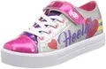 Produktbild: Heelys X2 Snazzy X2, Silver Rainbow Heart, Mädchen-Sneaker mit Rädern, Silber Multi Canvas, 34 EU